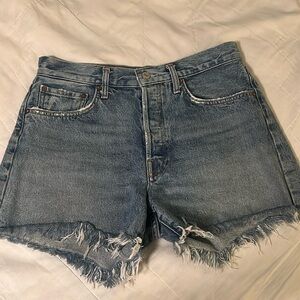 👖 Distressed Hem Agolde Shorts